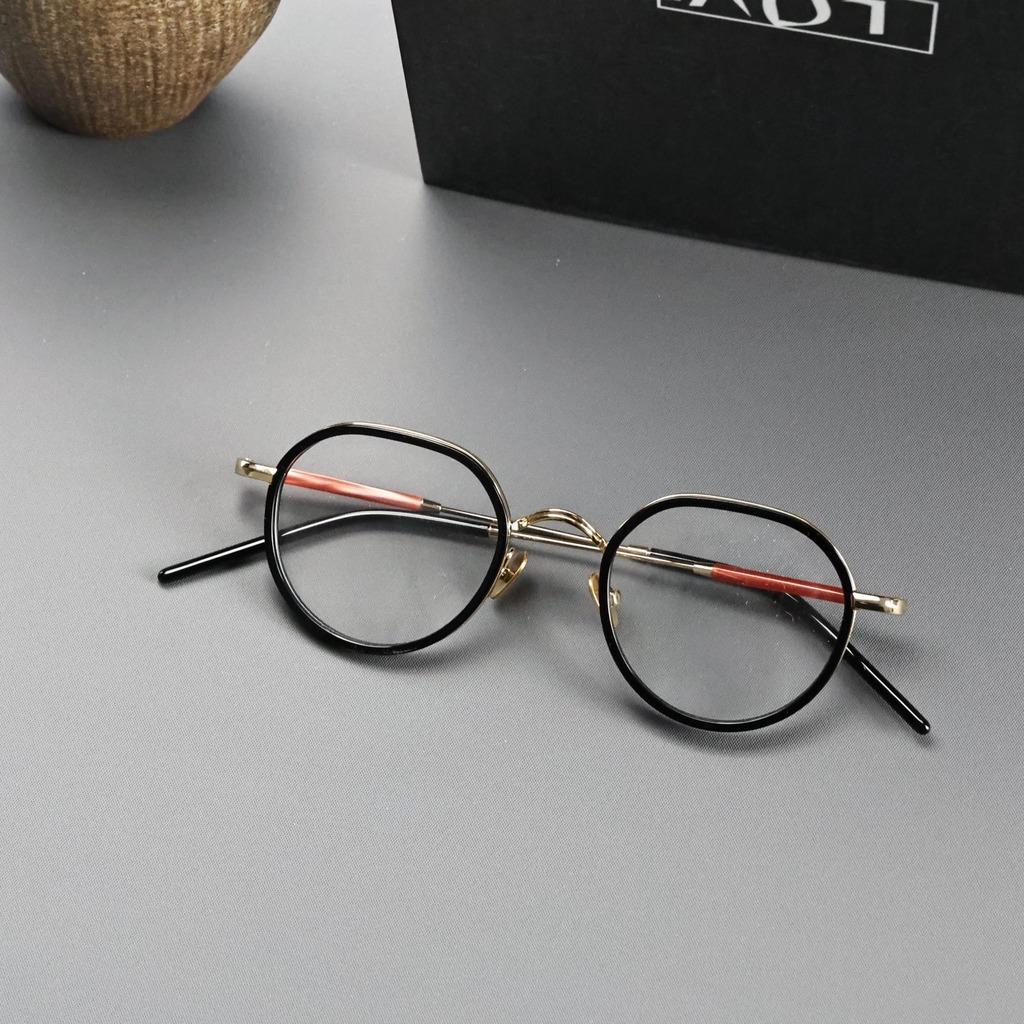 

Acetate Glasses Frame Vintage Polygonal Eyeglasses Frame Titanium Eyeglasses Frames Geometric Unisex Eyeglasses For Daily Wear