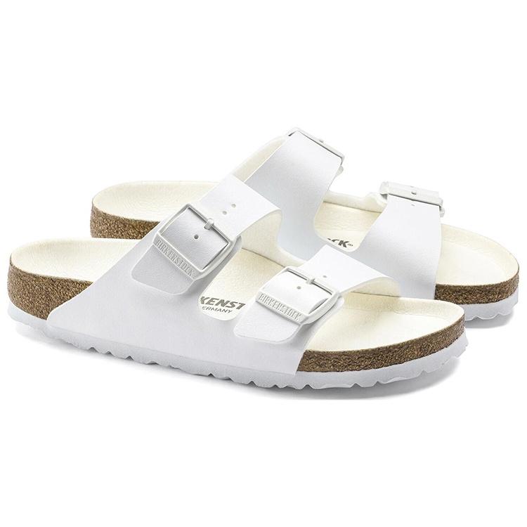 Birkenstock Arizona Birko-Flor Narrow Fit 'White' Men's 1019046
