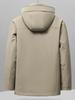 90% White Goose Down Men's Winter Jacket with Detachable Liner - Business Casual, Thickened, Middle-Aged Style