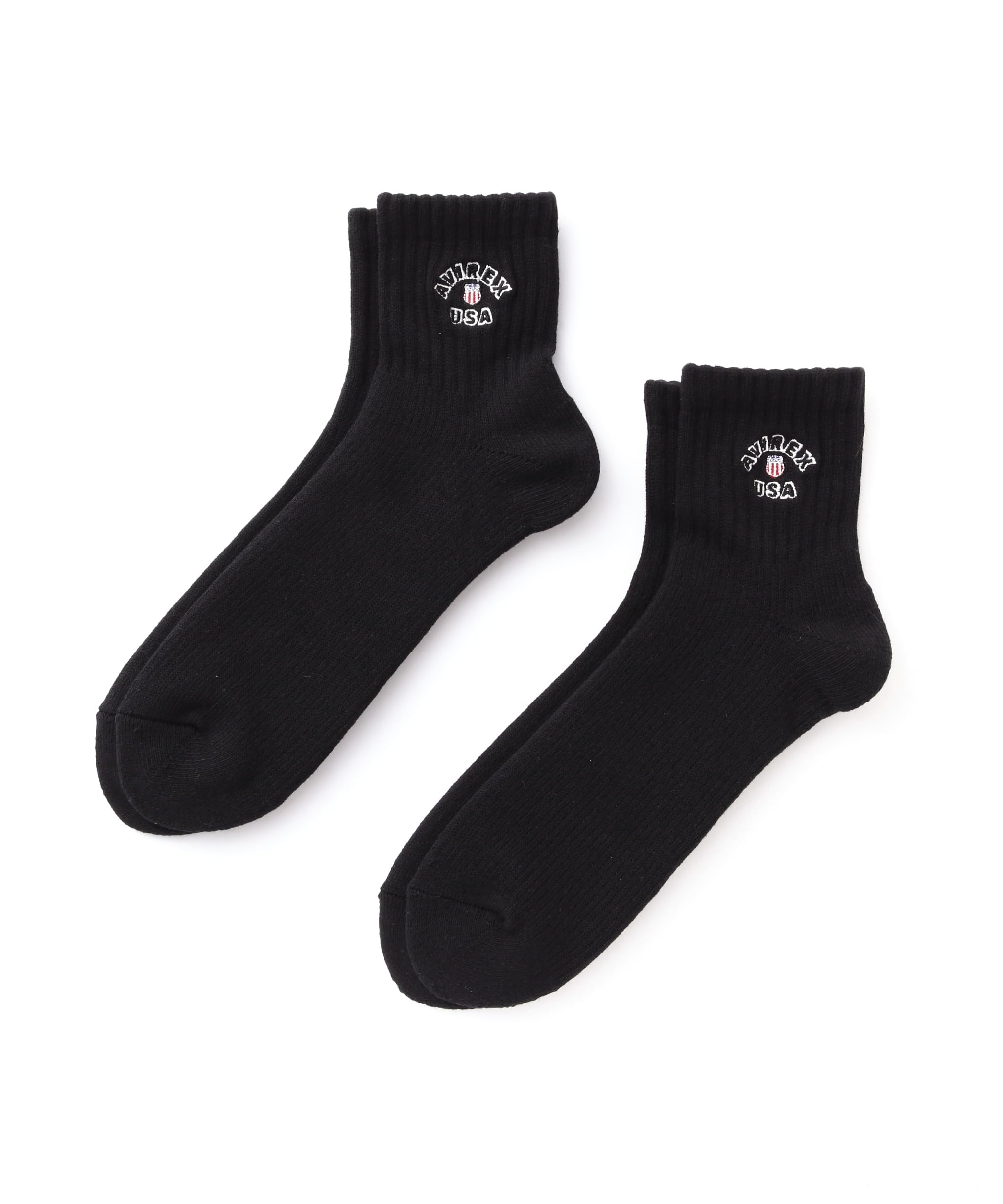 AVIREX VARSITY SOX men s F 010 black 783-5972004
