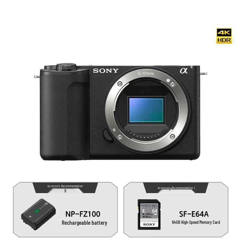 

Sony ZV-E10 II APS-C Mirrorless Camera Double Lens Kit (CN version)