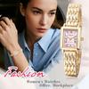 Square Watch Women Waterproof Gold Analog Display Fashion Quartz Watch Women Accessories - Birthday Anniversary Mother's Day Christmas Valentine's