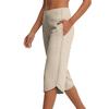 Damen High Waist Yoga-Hose mit Taschen, Gerade geschnittene Lässige Reisehose