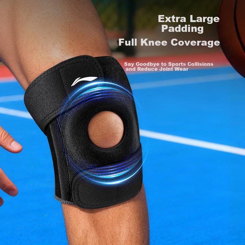 Li-Ning Knee Brace for Meniscus Injury, Synovitis, Joint Effusion, Mountaineering, Basketball, Badminton, Running, Patella Support