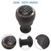 Black ABS 6-Speed Manual Transmission Shift Lever for Cars - Model 437112M1009P