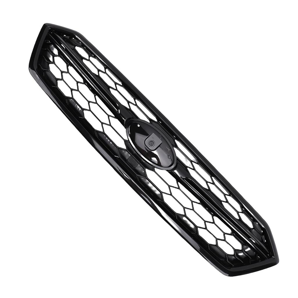 Stoßfänger vorne Glänzend Schwarz Gitter Oberes Gitter für STI OE Nummern 91121VA150 und Einfaches Premium Perfektes Modernes Design Gitter, 2018-2021, 91121VA160,