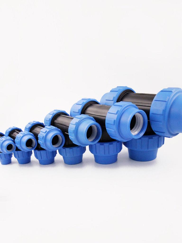 Complete Set of Barbed Pipe Fittings: Drip Irrigation Connectors Direct Elbow Tee Plug for 16/20/25mm Pipes