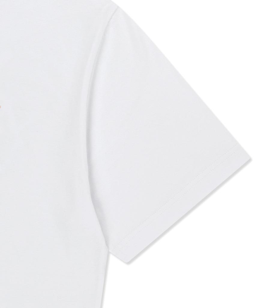 BROWNBREATH Splash Tag Tee - White