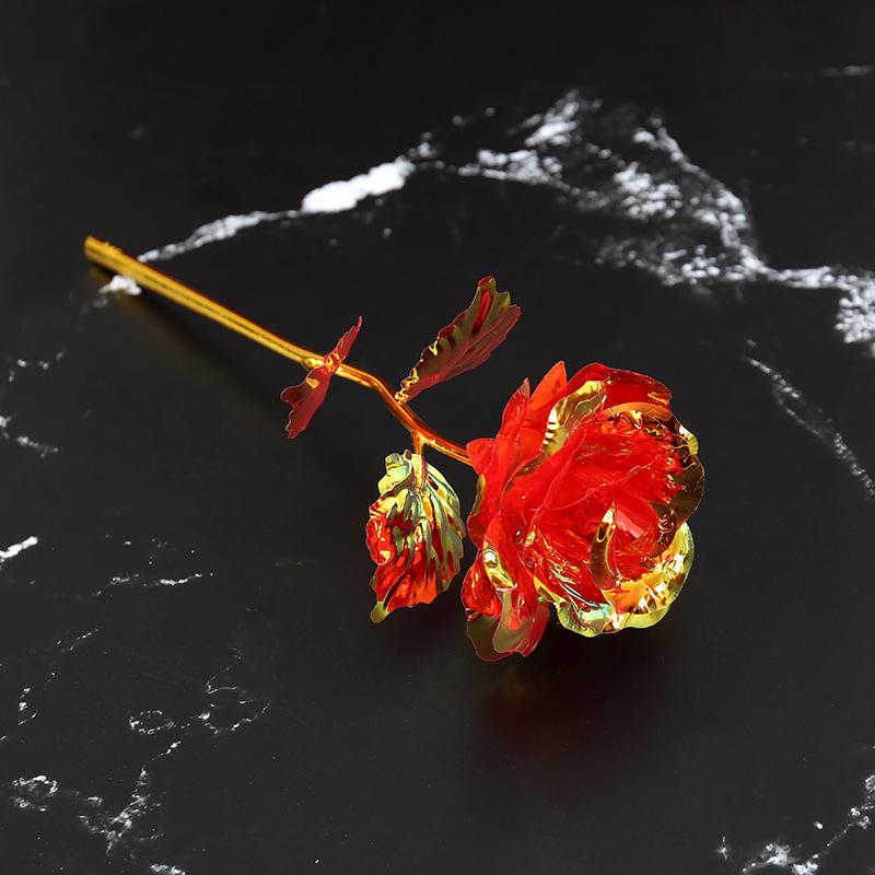 24k Gold Foil Rose - Creative Birthday or Valentine's Gift for Her
