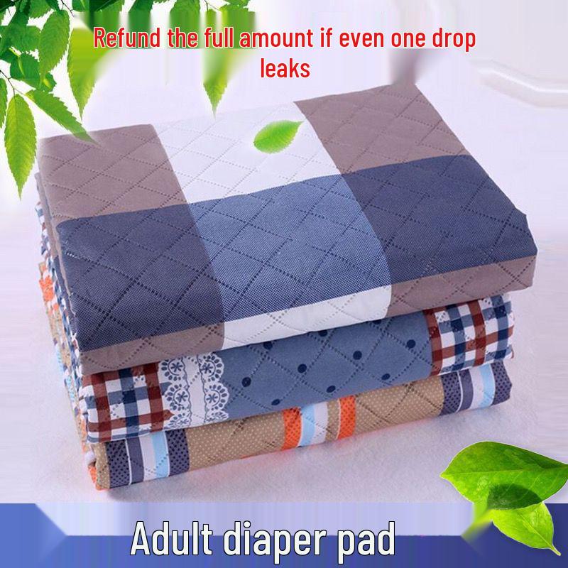 Waterproof Washable Large Incontinence Pad with Ultrasonic Quilting for Elders