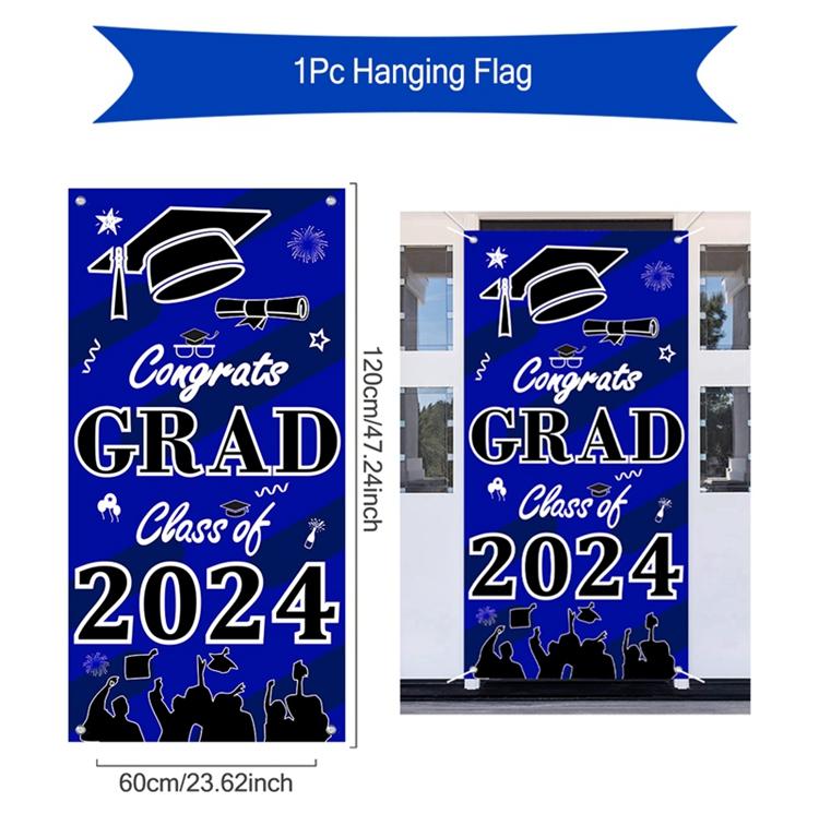 

Поздравляем выпускника Фон Выпускной вечер Украшения Класс 2024 Выпускной Баннер для фото Поздравляем выпускника Выпускной вечер Декор