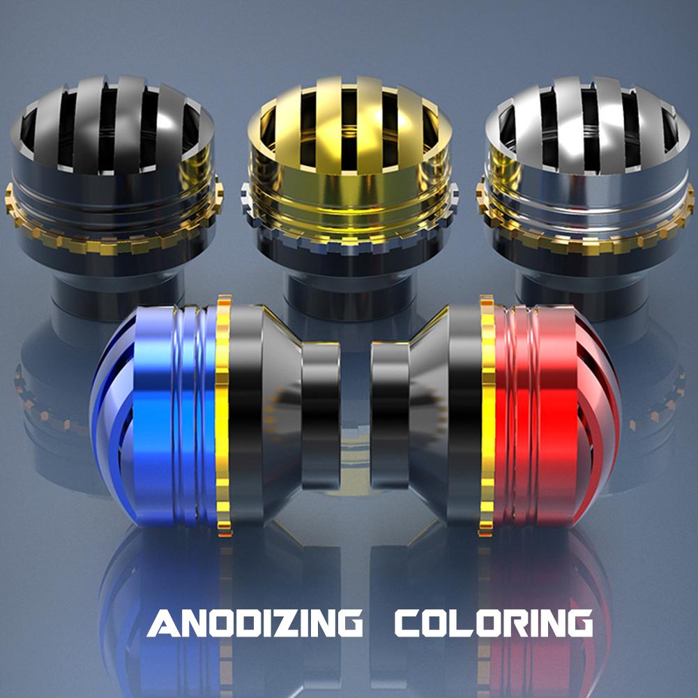 2PCS Motorrad Anti Kollision Cup Rad Schutz Dirt Bike Crash Pads Durchmesser von Innen Loch 14mm Vordere gabel Tasse