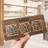 Soporte de Exhibición de Código QR Acrílico Personalizado para Pagos Alipay y WeChat