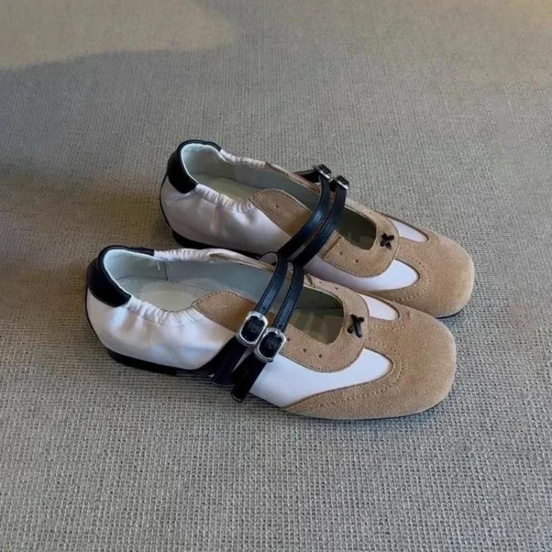 Fashion Flats Women's Sports Shoes Fashion Sneakers Casual Shallow Loafers Shoes 2025 Summer Walking Ballet Trend Sneakers Women