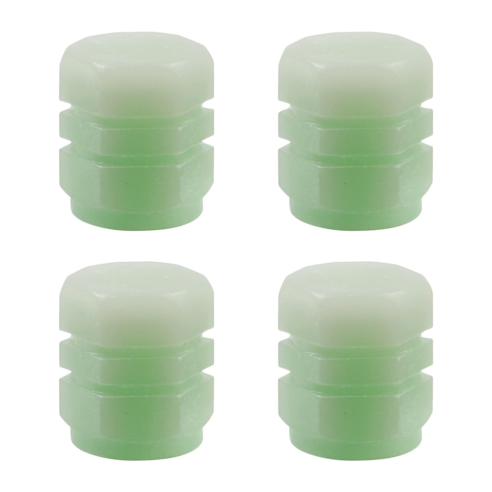 

Biqing Fluorescent Tire Valve Cap, Universal Car Tire Valve Cap Glow, 4PCS Lighting Fixture