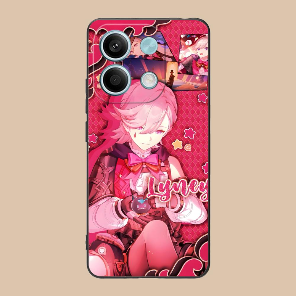 

Game GI Lyney Matte TPU Mobile Phone Case for POCO M7 M6 M5 M4 M3 X7 X6 X5 X4 X3 Pro GT 5G Colorful Printing Cover Poco X3 GT
