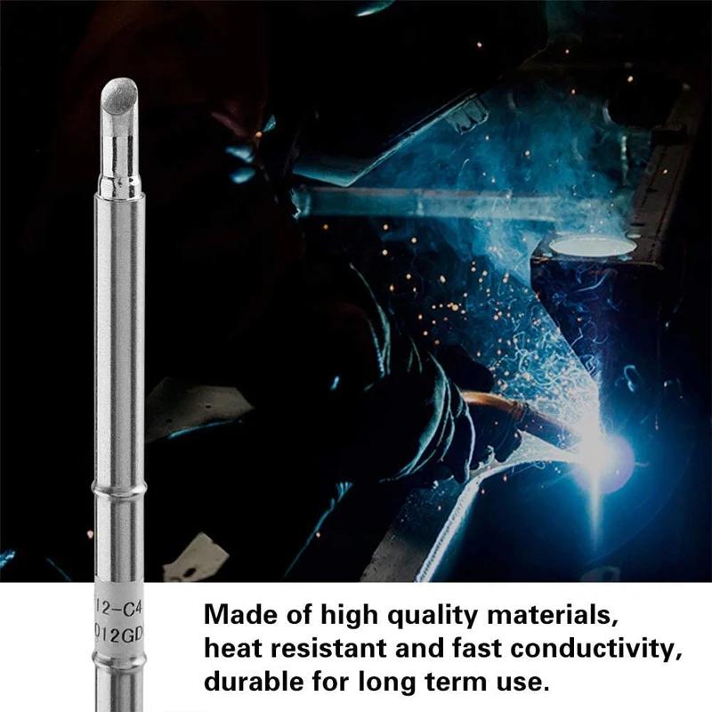T12 Soldering Solder Iron Tips BCF1/B2/BC2/BC3/B/BCF2/BCF3/BL/C1/C4/D4/BC1/D24/D52 Type Iron Tip For Hakko FX951 STM32 OLED