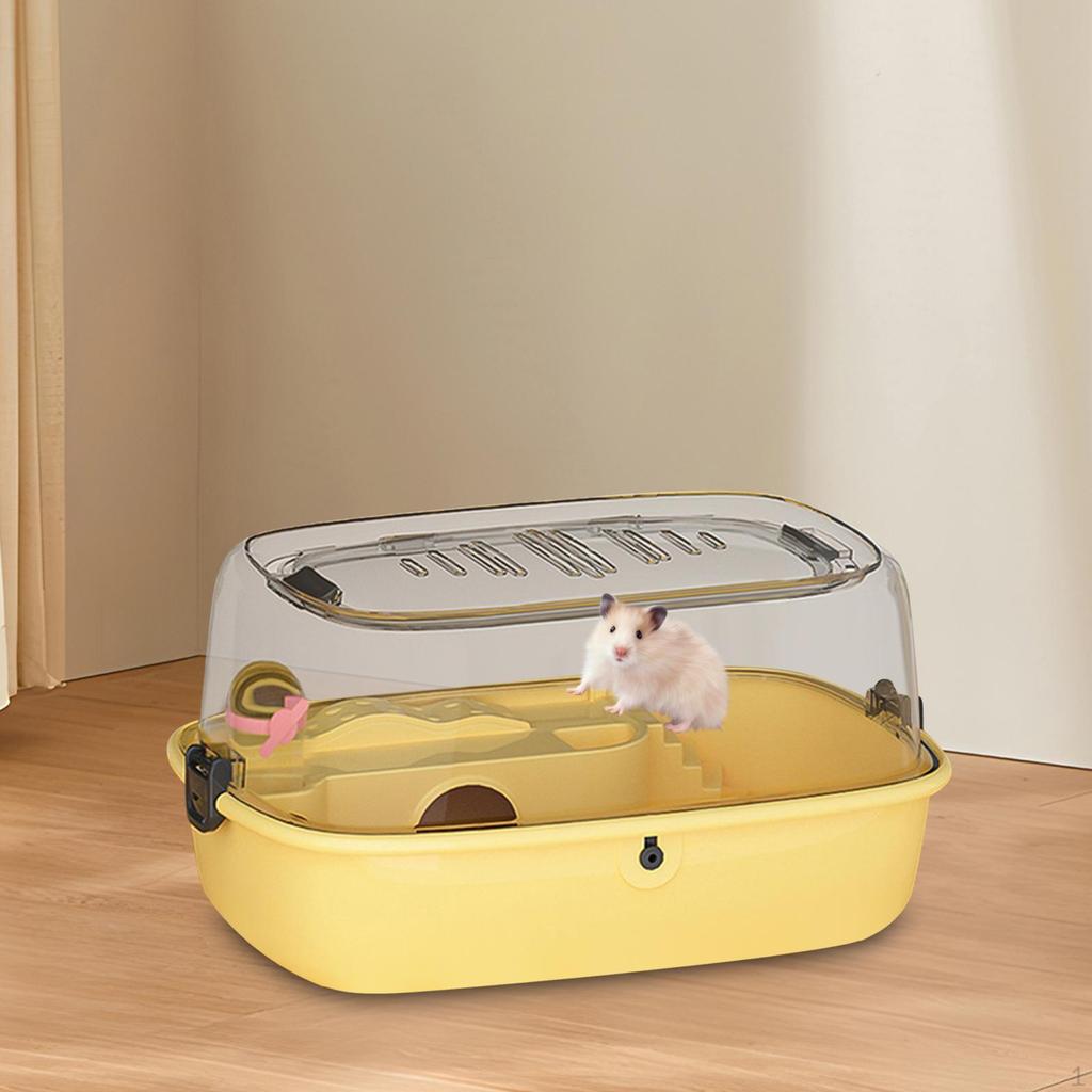 Habitat Hamster Cage Openable Top Ventilation Transparent Breathable Acrylic Small Animal for