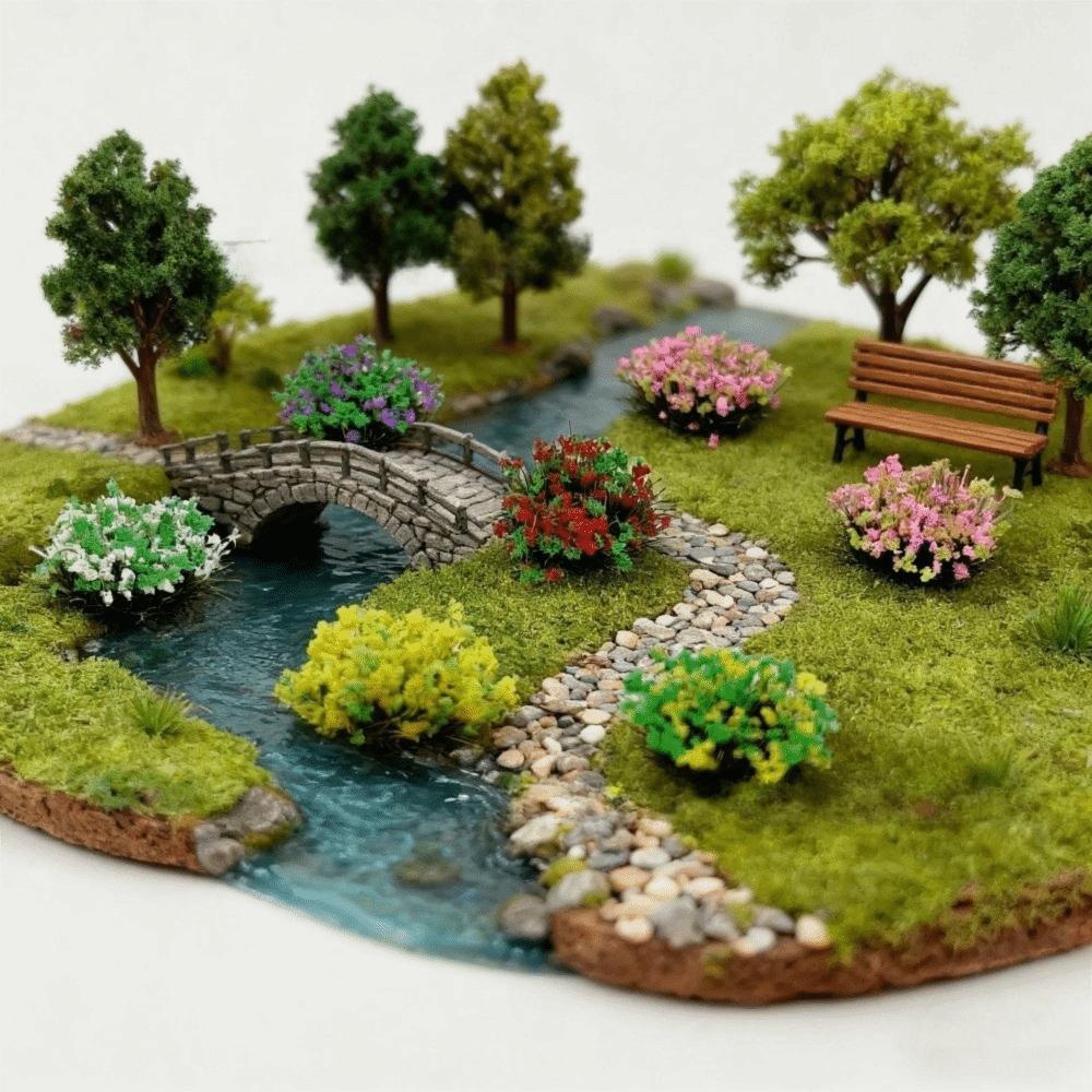 5mm Landscape Scene Making Flower Clusters Scenario Model Materials  Landscape Design