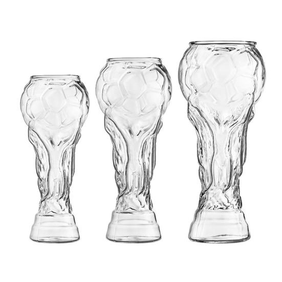 Trophy Beer Glass, High Borosilicate Glass Cup for Craft Beer, Large Capacity Soccer Trophy Mug, Bar Home Beer Cup Party Gift