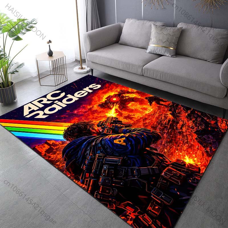 Classic Games A-RC R-Raiders Print Rug Carpet for Living Room Children's Bedroom Mat Sofa Doormat Rug Home Decor Anti Slip Mat