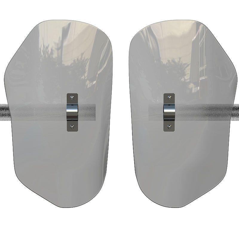 Suzuki DL250 Motorcycle Accessories: Butterfly Bumper, Knee Pads, Windshield, Mudguards