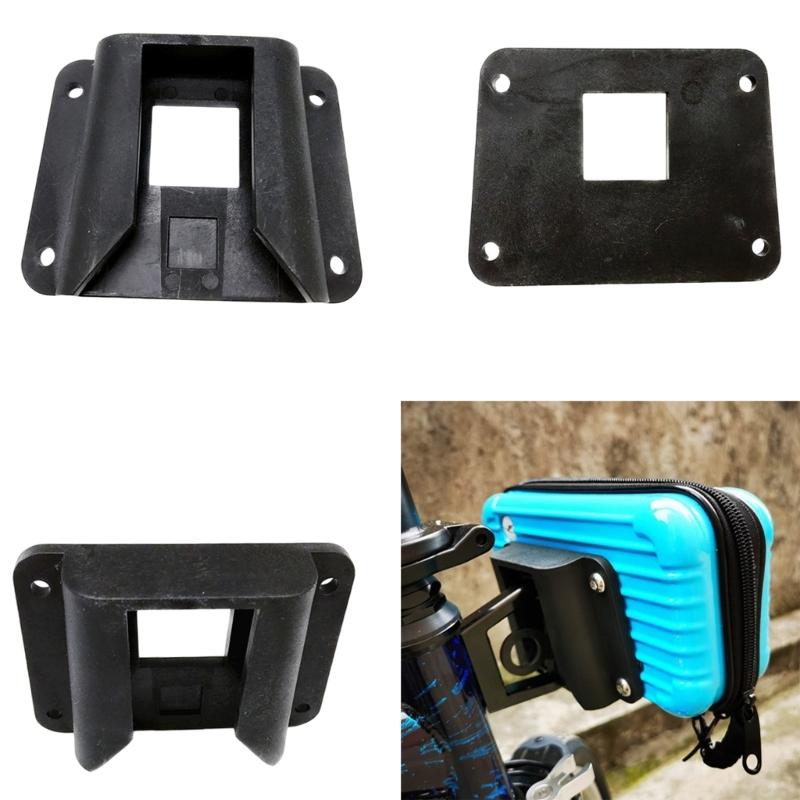 Folding Bicycles Front Carriers Adapter, Folding Front Bracket Plastic Bicycles Bag Rack Mount Base for Folding Bicycles
