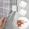 2/4/6/8Pcs Windproof Shower Curtain Clips Non-Punching Curtain Fixed Fastener  Window Curtain