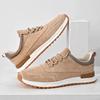 FashionCasual Men's Sneakers Low-top Suede Leather Shoes For Men Vintage Style All-match Sports Comfort Male Treking Footwear Trainers