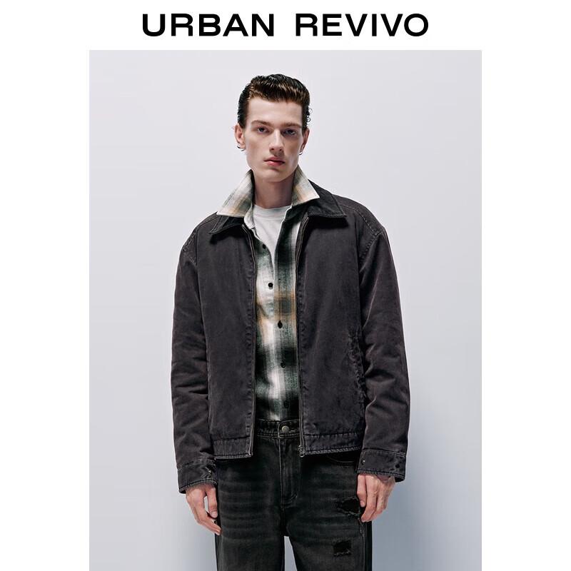 

UR2025 Men s Vintage Washed Cotton Jacket XL