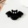 Black Cat Spider Witch Hat Accessories Halloween Cartoon Hair Clips for Women Girls, Acrylic Glitter Pumpkin/Ghost/Bat/Cat Reliable Clamping