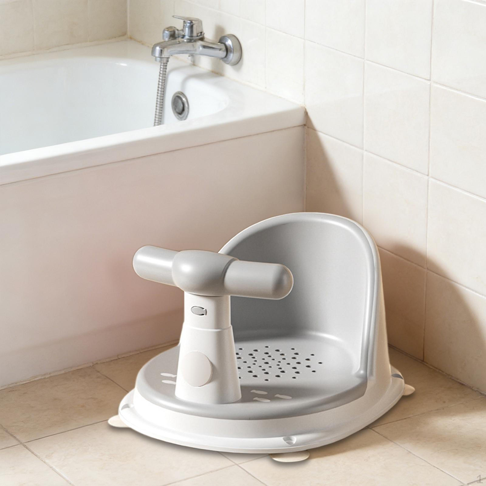 

Baby Bath Seat Stability Non Slip Bathtub for 6 Month & up Newborn Pink