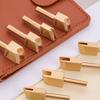 Metal Leather Edging Creaser Tool 1mm to 7mm Option Leather Craft Creasing Tool for Leather Stitching Line Pressing
