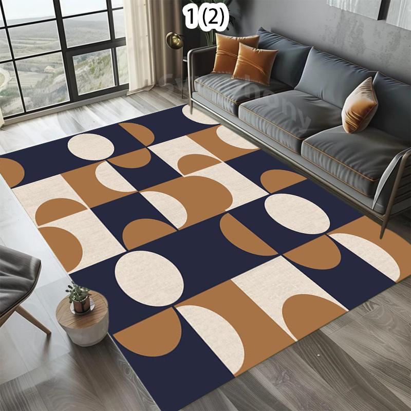 Nordic Abstract Carpet Living Room Bedroom Kitchen Dining Room Floor Mat Home Decor Geometric Large Area Floor Mat Bedroom Decor