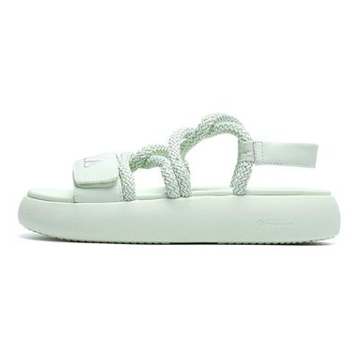 Churro Thick Sole Beach Sandals Women Sandals Green F12W221404FMM