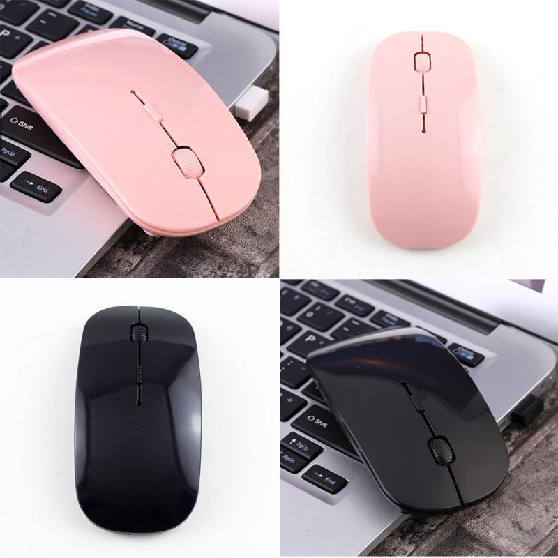 2,4 G kabellose Maus, USB-Empfänger, ultradünn, für PC, Laptop, Gaming, optische Maus