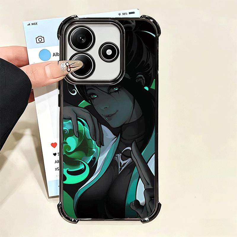 V-Valorant Spiel Schwarze Coole Weiche Handyhülle Für Xiaomi Poco X7 X8 Pro Max X6 X5 X3 F8 Ultra F7 M8 M7 M5S Redmi 15C 15A 15 14C 13C