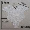 Black And White I Polyester Thorn Hollow Embroidered Collar-Shaped Sewing Lace Diy Decorative Cheongsam Dress Clothing Accessories Accessories