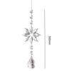 Suncatcher Crystal Wind Chimes Hexagon Sun Catchers Pendant Light Catcher Garden Window Wedding Curtain Chandelier Home Decor