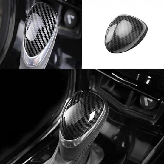 Fit For Cadillac XTS Carbon Fiber 2013- Central Console Gear Shift Knob Trim