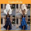 Elegante Vestito con Scollo a V e Orlo Arricciato per l'Estate Casual