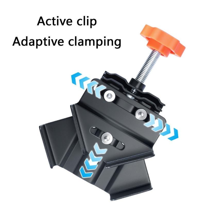 Sturdy Stainlesses Steel Materials 90 Degree Corner Clamp Accessory for Practical Woodworking and Metal Framing