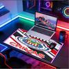 Kişiye Özel İsimli Club Deportivo Guadalajara Desenli Mouse Pad, Dizüstü Bilgisayar Masa Matı, Ev İçin Dekoratif Masa Matı Klavye Altlığı Hediye