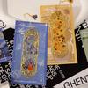 Metal Material Metal Bookmarks Classical Style Van Gogh Oil Painting Bookmarks  for Student Gift