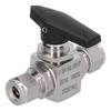 Ball Valve Stainless Steel 316L 3‑Piece Mini Female Replacement Switch Device 10mm