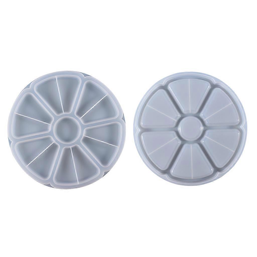 DIY Mold Nut Snacks Tray Organizer Box Dish Silicone Mold Tray Coaster Resin Mold Serving Board Plate Epoxy Resin Mould