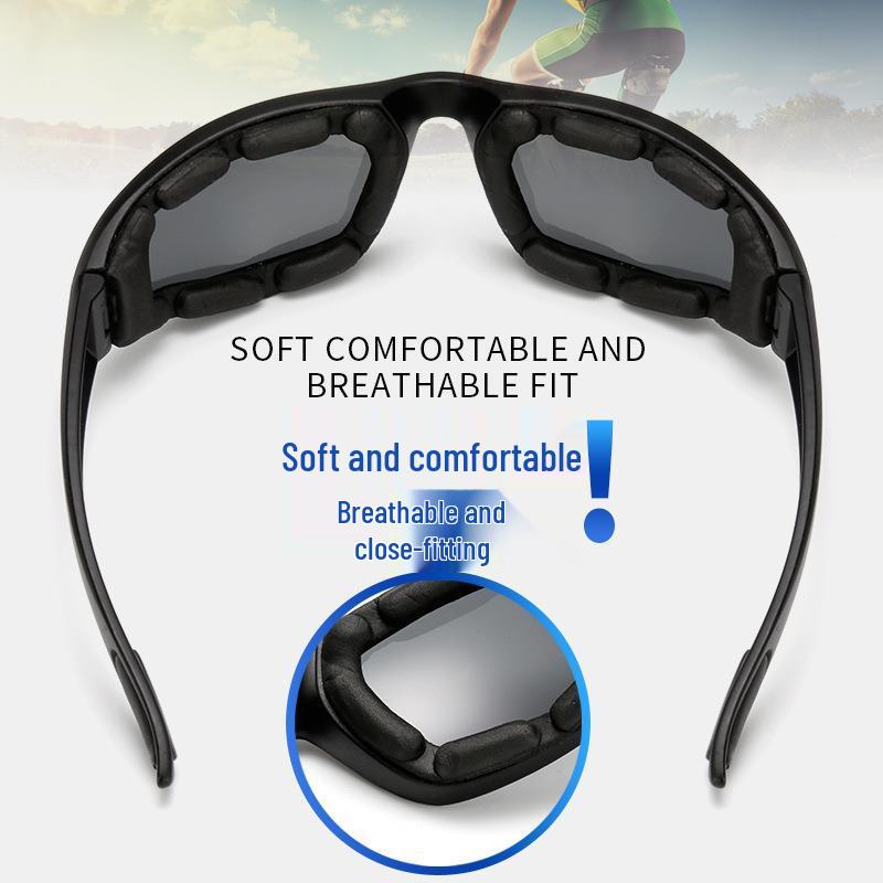 Unisex Outdoor Cycling Skiing Tactical Goggles with Sponge Padding