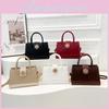 Trendy And Fashionable Pu Leather Small Square Handbag For Daily Use In Multiple Colors