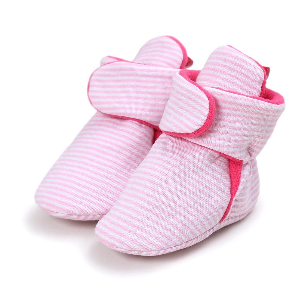 Dětské bavlněné boty s vysokým svrškem: Měkká podrážka pro chůzi, Ideální pro 0-1leté děti, Podzim/Zima.