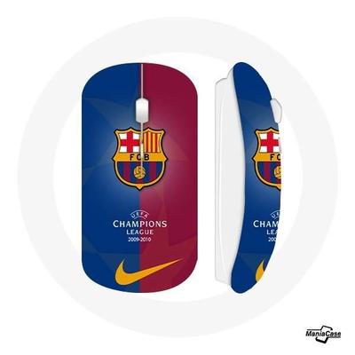 Bezdrôtová myš - MANIACASE - FCB - Modrá farba - Kompatibilná s Mac a PC - USB kľúč súčasťou